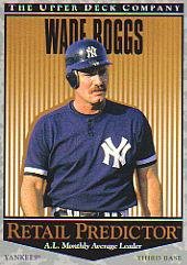 1996 Upper Deck Predictor Retail R23 Wade Boggs
