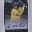 2012 Bowman Chrome Draft Draft Pick Autographs BM Bruce Maxwell