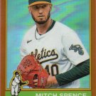 2025 Topps Heritage Chrome Orange Refractors 373 Mitch Spence