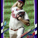 2021 Topps Chrome Update Purple Refractors #USC67 Zack Wheeler