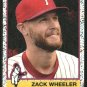 2025 Topps Heritage Chrome Silver Sparkle Refractors #65 Zack Wheeler