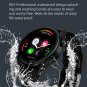 Bluetooth Call Smart Watch Men Full Touch Sport Fitness Watches Waterproof Heart Rate Steel Band
