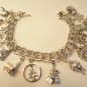 SOLD Vintage Sterling Christmas Holiday 15 Charm Bracelet