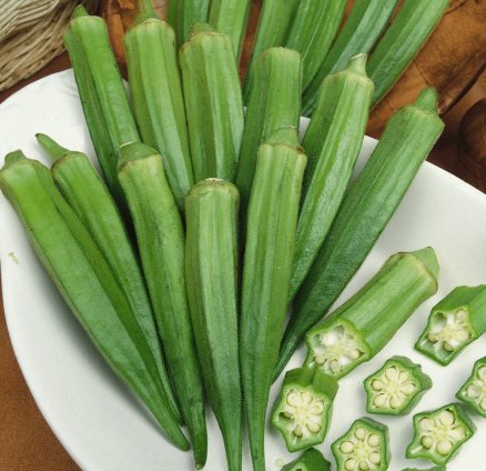 50 Count Vegetable Seeds Clemson Spineless Okra Seeds