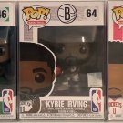 Funko Pop! Basketball 3 Figure Lot Kyrie Irving Russell Westbrook w/Protectors