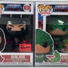 Vaulted Funko Pop! TV MOTU 1036 Ninjor 1038 King Hiss Official NYCC w/Protectors