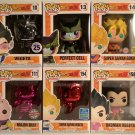 Funko Pop! Animation Dragon Ball Z 6 Figure Lot Commons Exclusives w/Protectors