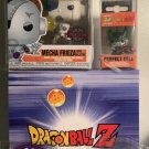 Funko Pop! Dragon Ball Z 4 Piece Box Mecha Frieza Cell Pins & Patch w/Protectors