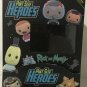 Funko Pint Size Heroes Rick and Morty 12 Figure Lot w/Bonus Pop! Pens & Box