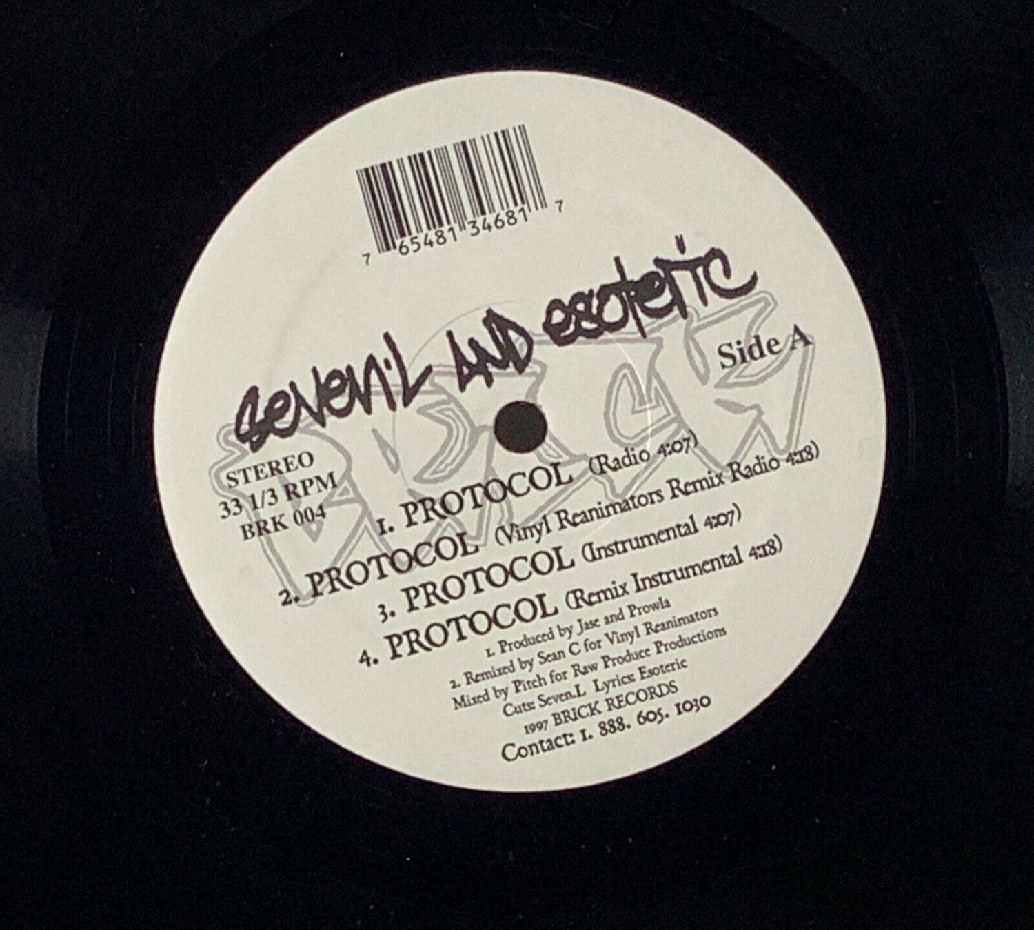 7L & ESOTERIC - PROTOCOL / TOUCH THE MIC / BE ALERT Beyonder Virtuoso (12") 1997
