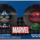 Vaulted Funko Dorbz Captain America & Red Skull 2 Pack 2018 Shared SDCC Excl