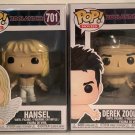 Funko Pop! Movies 701 Hansel 703 Derek Zoolander SDCC w/Protectors