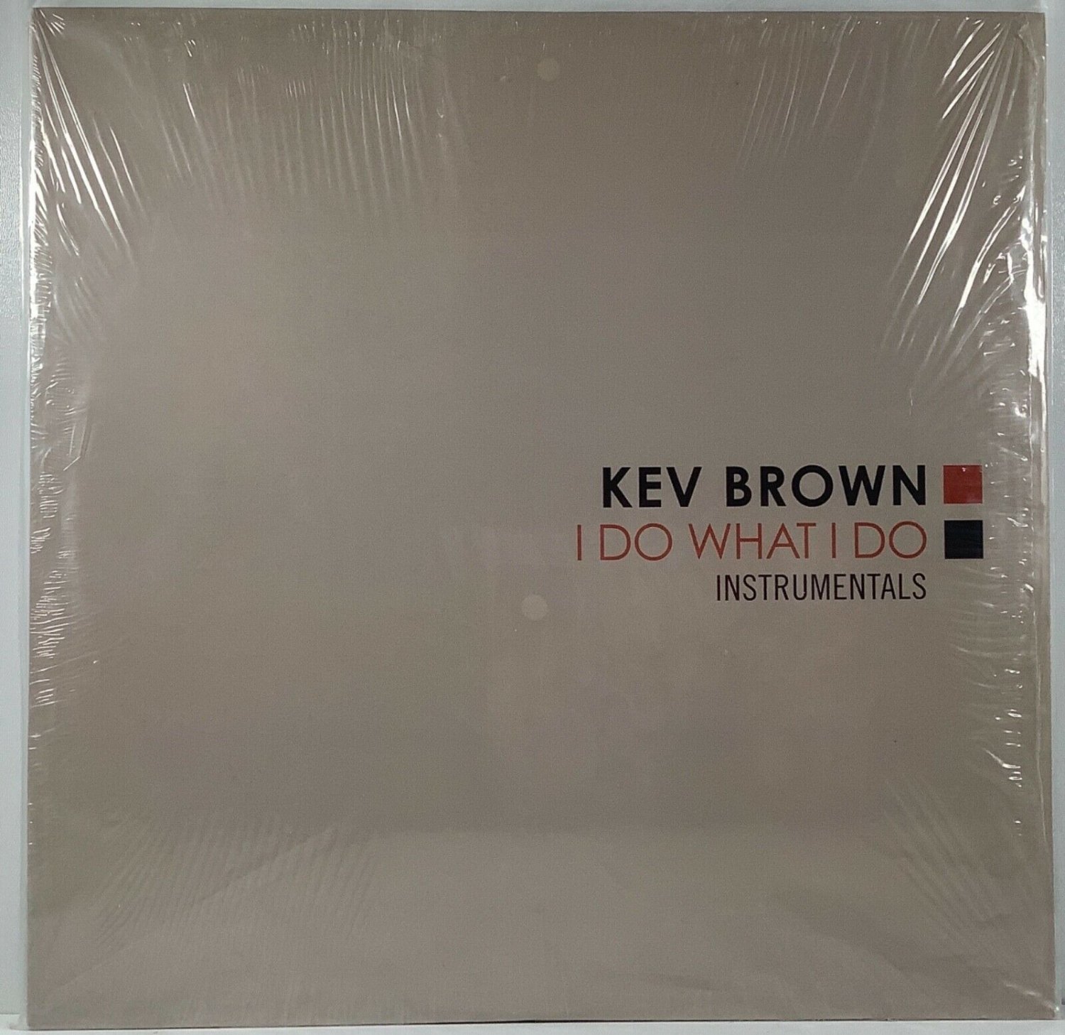 Kev Brown - I Do What I Do Instrumentals First Press Rare Brown Vinyl 2006