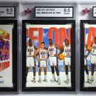 1991 Skybox Basketball Barcelona Dream Team Michael Jordan 3 Card Lot KSA 8.5