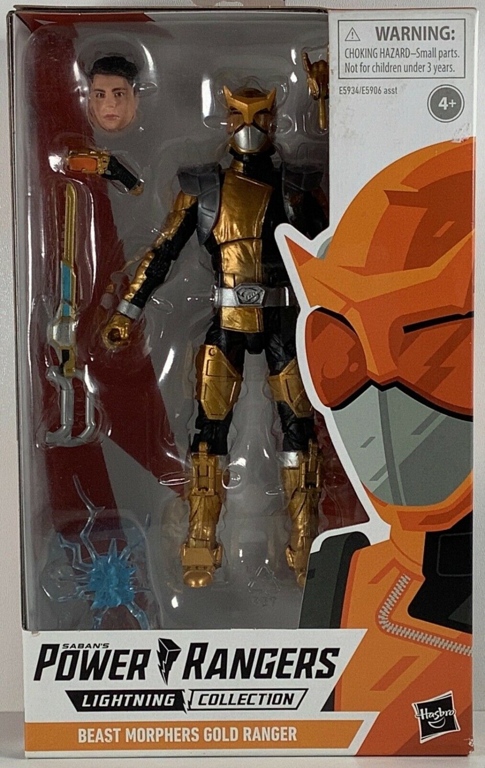 Hasbro Power Rangers Lightning Collection Beast Morphers Gold Ranger 6-Inch 2019