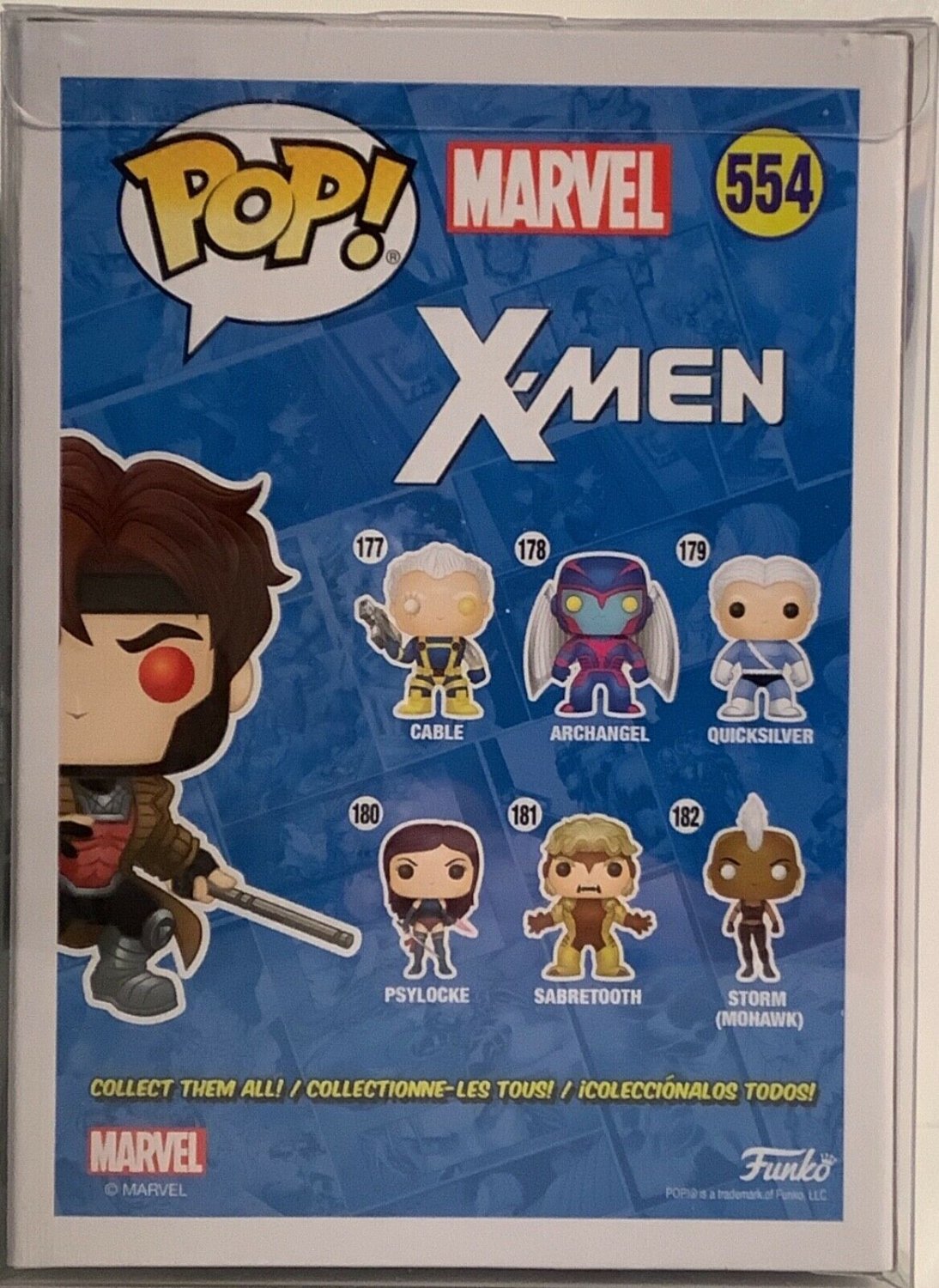 Funko Pop! Marvel 554 Gambit 2020 Shared Spring Convention w/Protector