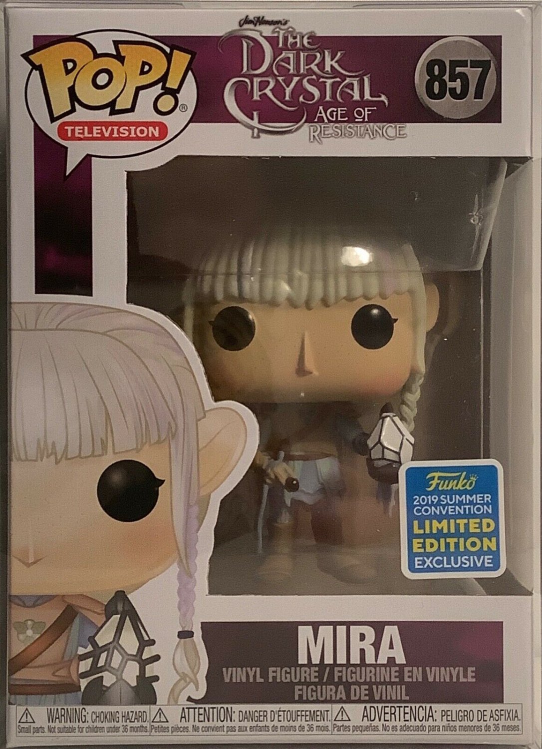 Funko Pop! Television 857 Mira 2019 Shared SDCC Dark Crystal w/Protector