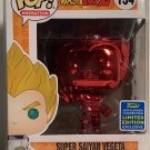 Funko Pop! Animation 154 Super Saiyan Vegeta Red Chrome Shared SDCC w/Protector