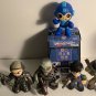 Funko Mystery Minis 5 Figure Video Games Lot Megaman, Fallout 4, Gears of War