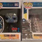 Vaulted Funko Pop! Doctor Who 893 Tzim-Sha 901 Reconnaissance Dalek w/Protectors