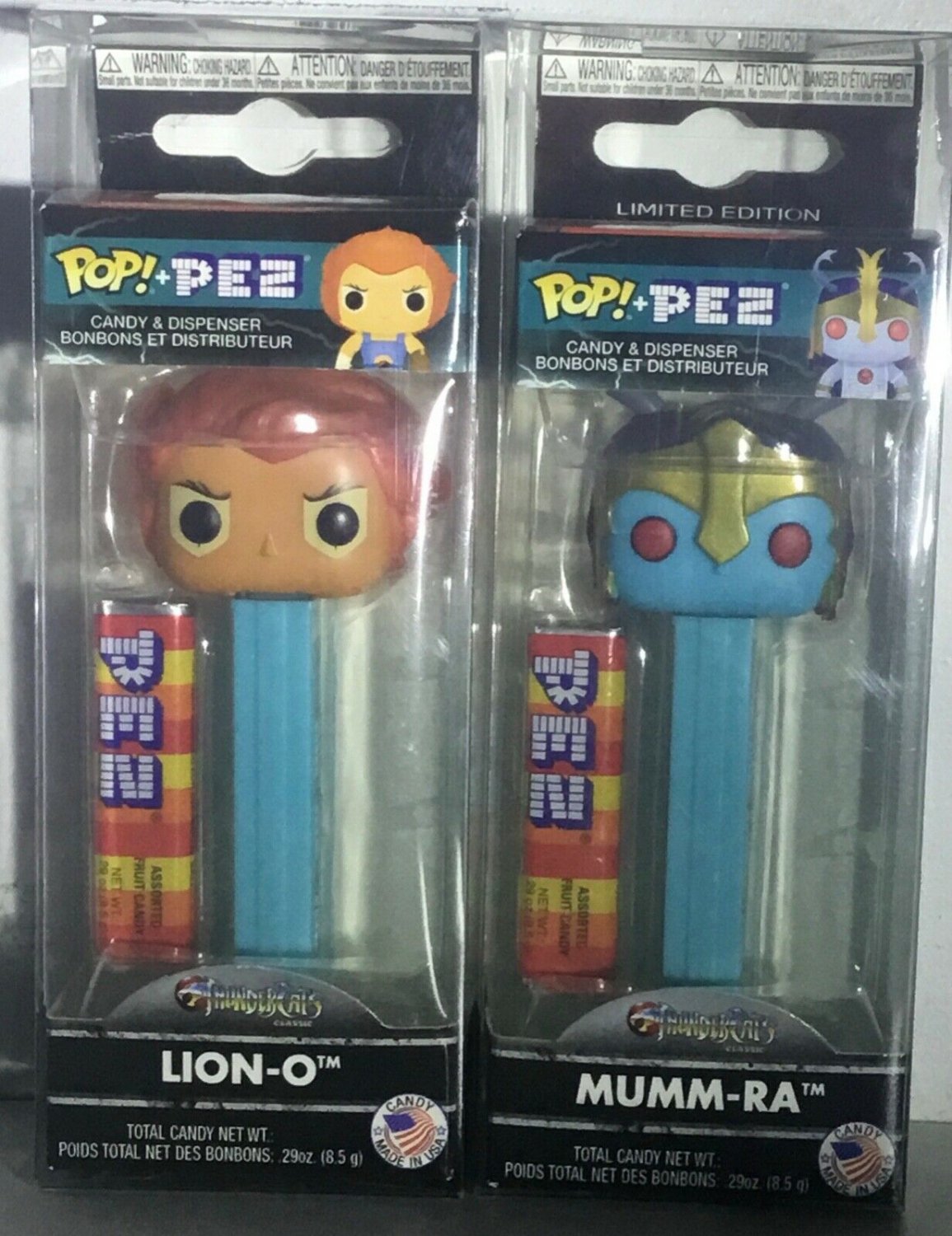 Funko Pop! Pez Thundercats Lion-O & Mumm-Ra w/Protectors