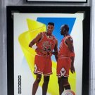 1991 Skybox Basketball 462 Michael Jordan Pippen KSA 8.5 New Protector