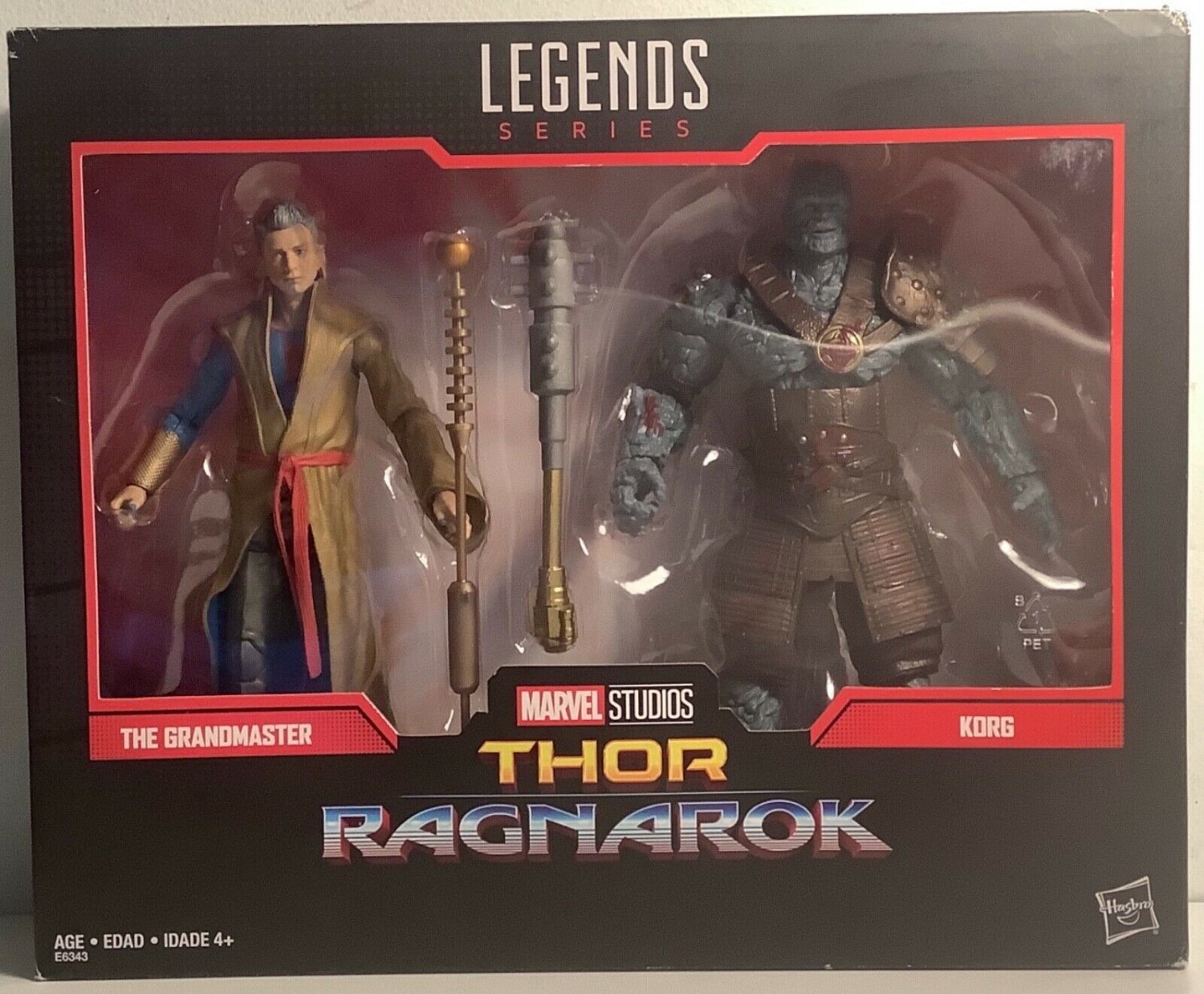 Marvel Legends 2-Pack Thor Ragnarok Grandmaster & Korg New