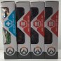 Hasbro Blizzard Overwatch Ultimates 4 Figure Lot Lucio Reaper Sombra Tracer