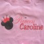 Personalized Princess Mouse Vacation Tee Shirt