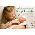 4x6" Custom Photo Birth Announcements