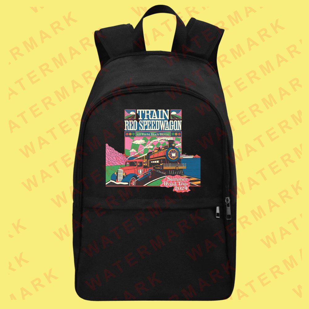 TRAIN, REO SPEEDWAGON WITH YACHT ROCK REVEU &acirc;�� SUMMER ROAD TRIP 2024 Backpack Bags