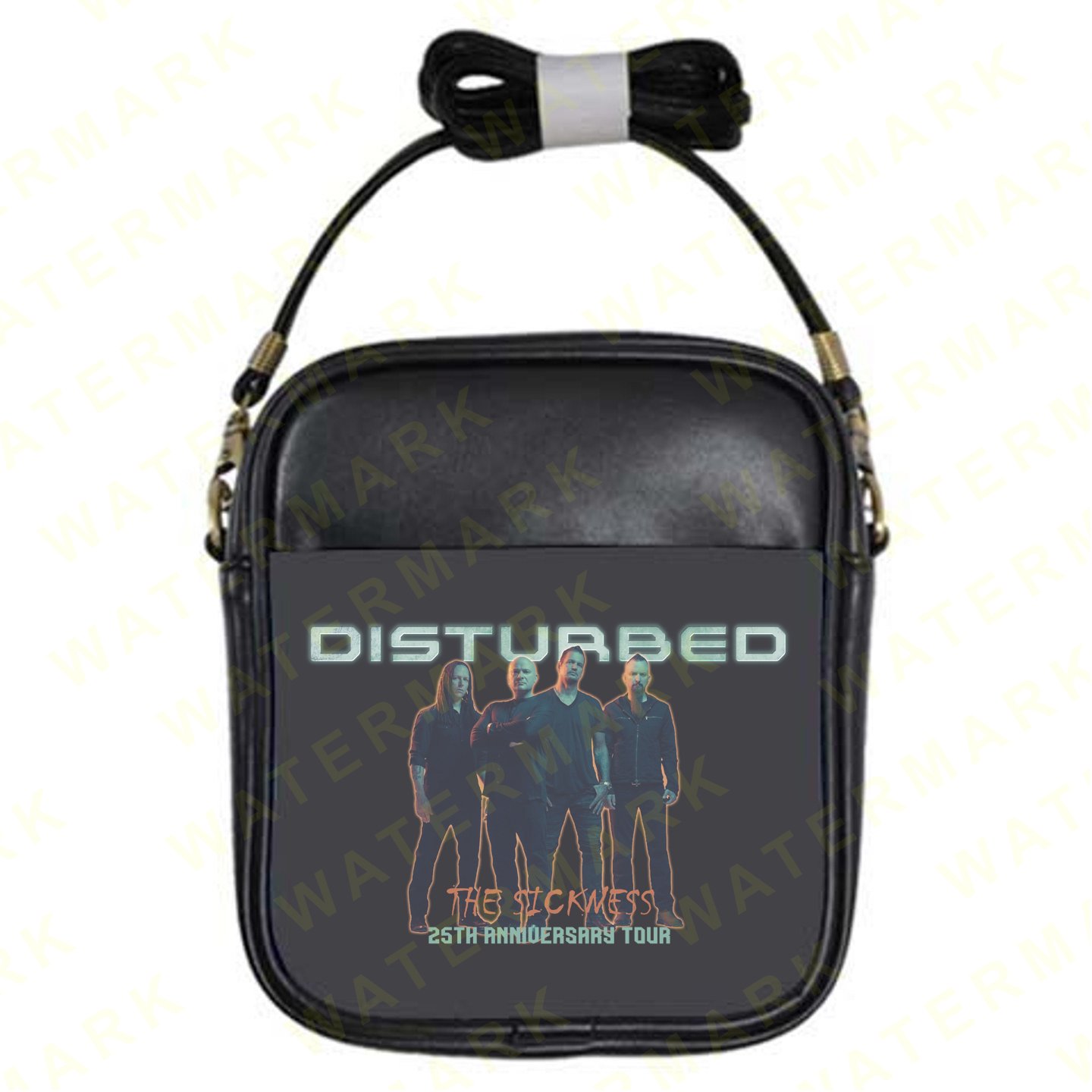 DISTURBED THE SICKNESS 25TH ANNIVERSARY TOUR 2025 Sling Bags