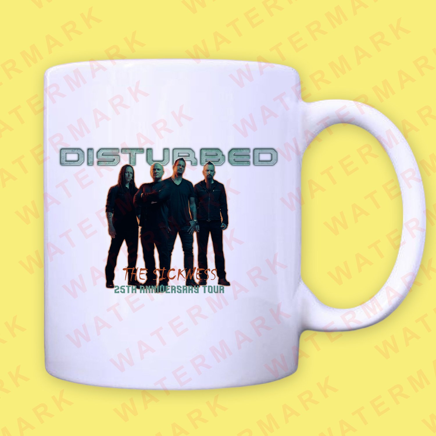 DISTURBED THE SICKNESS 25TH ANNIVERSARY TOUR 2025 Mug