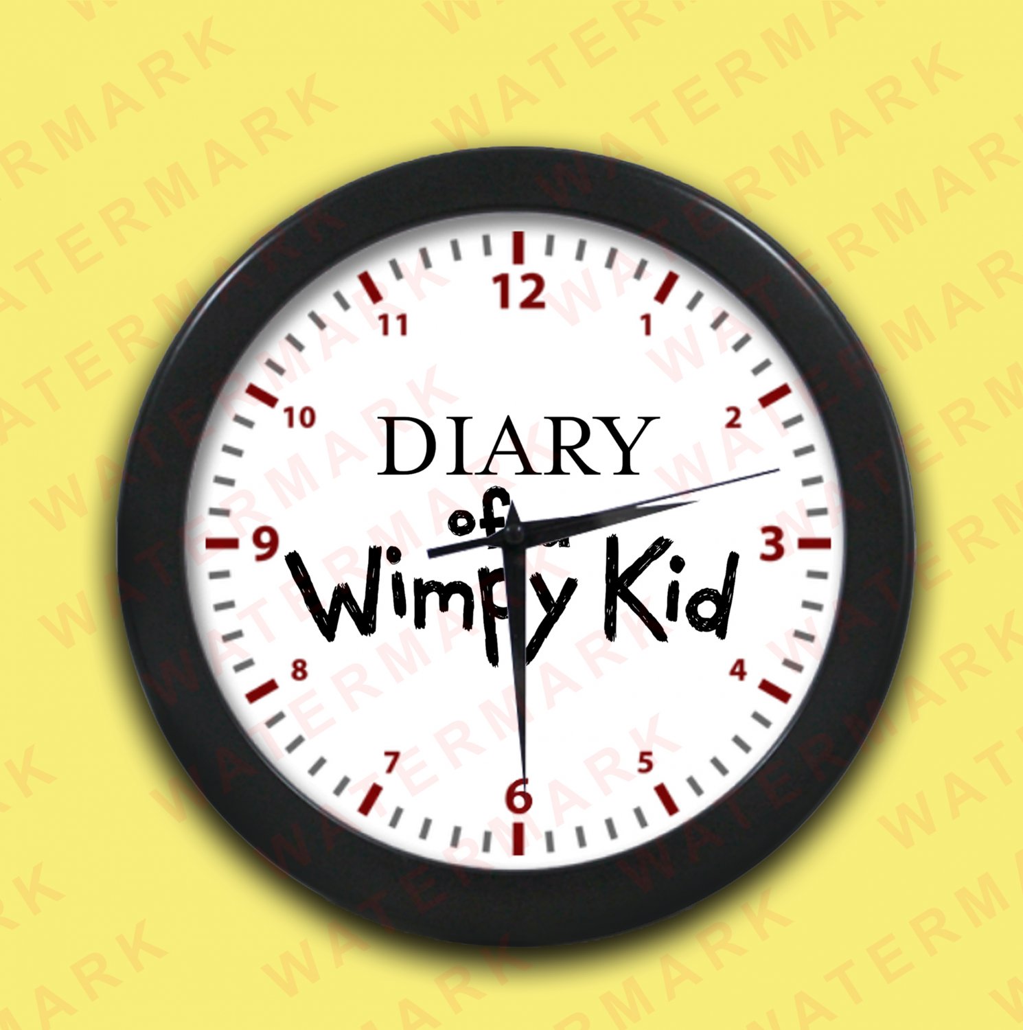 1 DIARY OF A WIMPY KID WORLD BOOK DAY Wall Clocks