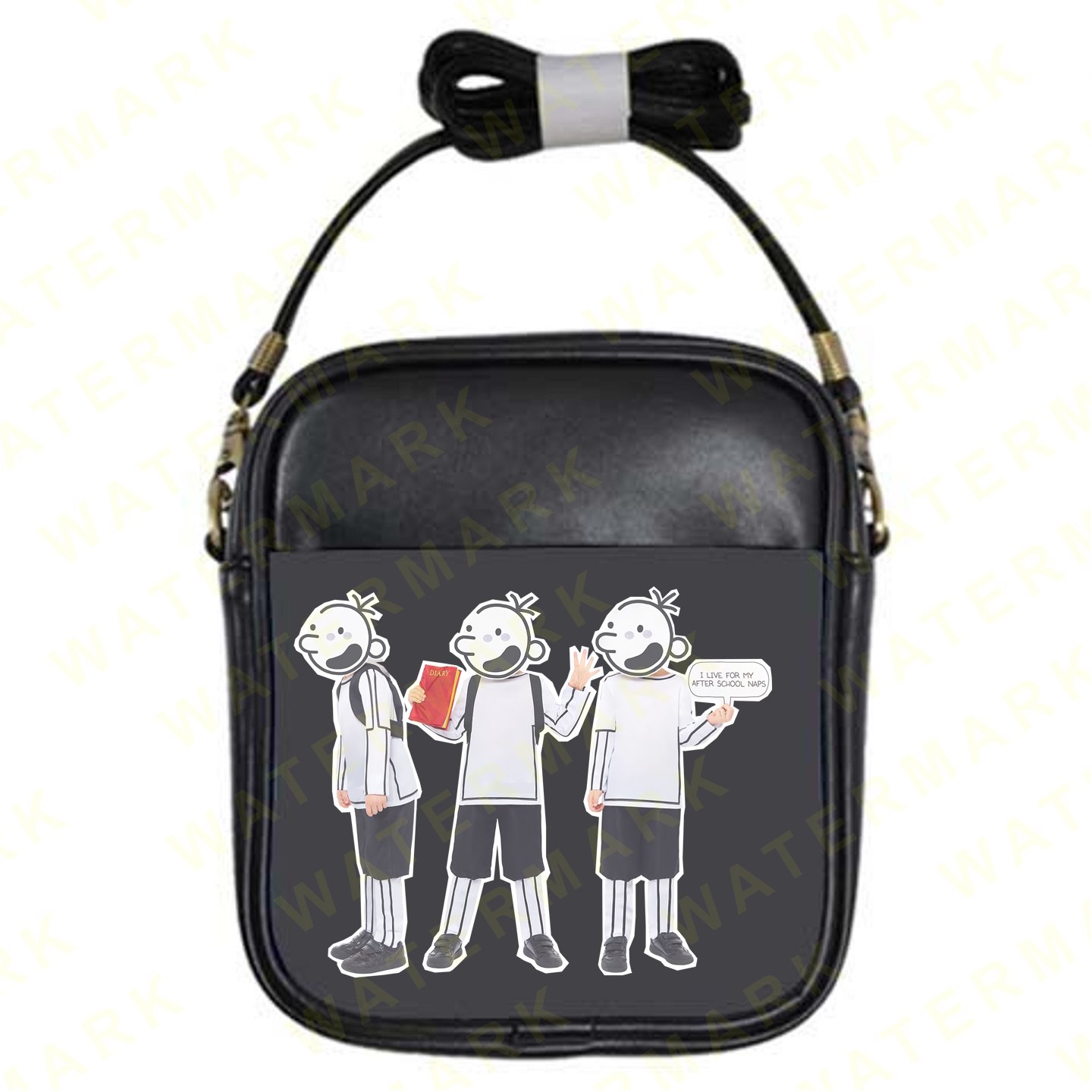 2 DIARY OF A WIMPY KID WORLD BOOK DAY Sling Bags