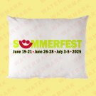 SUMMERFEST MUSIC FESTIVAL 2025 Pillow Cases