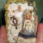 Mini 21/2" one of a kind Artist doll's doll on accessory card
