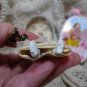 Miniature 21/2" All Bisque German dollhouse Baby doll in Mini Candy box