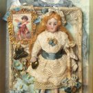 Beautiful 3" All Bisque Antique German Valentine Special Doll w/ Display Box