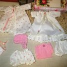Vintage Christening Dollhouse Doll Clothes for 5"-6" Baby Dolls