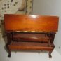 Vintage Hand-Made Wooden hinged Dollhouse writing desk