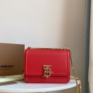 Burberr Golden Chain Red Handbag