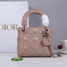 Christian Dior Lemon Square Beige Handbag