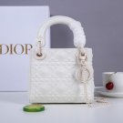 Christian Dior Lemon Square White Handbag