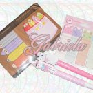 Stationery Set #1 - Sticky Notes & Animal Pens