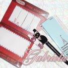 Stationery Set #3 - Sticky Notes & Animal Pens