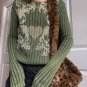 Vintage Print Sweaters Women Casual Knitted Jumpers Autumn