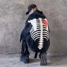Harajuku Hoodies Women Grunge Skeleton Print Oversized Streetwear