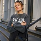 NEW YORK Faded Sweatshirt Women Winter Vintage Cotton Sweatshirts Tops Femme Fashion NEW YORK Faded Sweatshirt Women Winter Vintage Cotton Sweatshirts Tops Femme Fashion