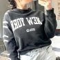 NEW YORK Faded Sweatshirt Women Winter Vintage Cotton Sweatshirts Tops Femme Fashion
